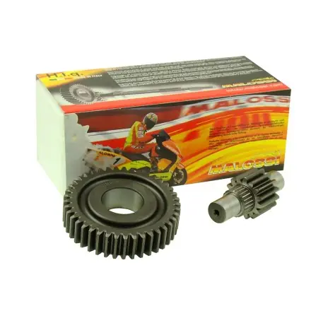 Getriebe Malossi sekundär 15/41 verpresst - Piaggio 125 2Takt - Aprilia SR - Runner - Hexagon - Skipper - Italjet Dragster Markenware