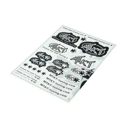 Sonderaktion MTKT Aufkleberset Weiss A4