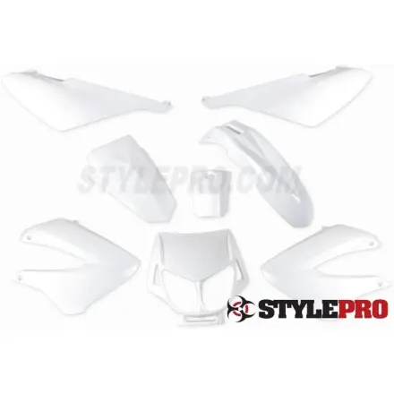 Verkleidungskit 8 Teile Vinculexx weiss metallic - Aprilia RX - SX - Derbi Senda bis 2010 Bestpreis