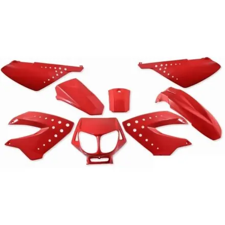 Verkleidungskit 8 Teile Vinculexx Scuderia Rot - Aprilia RX - SX - Derbi Senda bis 2010 Wochenendangebot