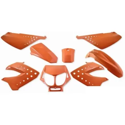 Sofort Bestellen Verkleidungskit 8 Teile Vinculexx orange - Aprilia RX - SX - Derbi Senda bis 2010