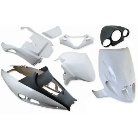 Verkleidungskit 11 Teile Vinculexx Weiss Metallic - Malaguti F12 Bestpreis