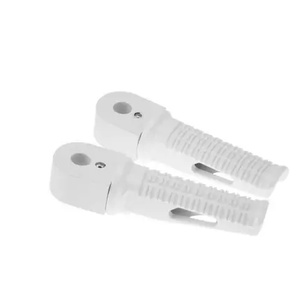 Preiswert Fussrasten Aluminium CNC Weiss