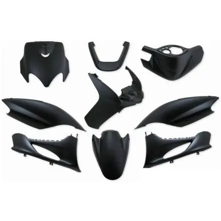 Kostenloser Versand Verkleidungskit Vinculexx 9 Teile schwarz matt - Mach G - Jog R - RR