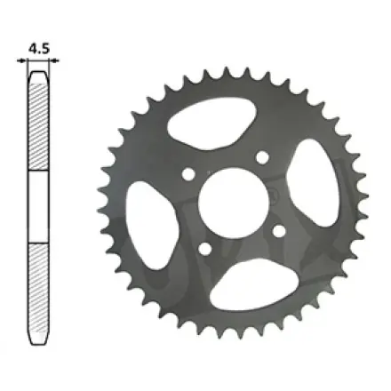 Neu Im Sortiment Kettenrad - Sachs - Hercules - Prima 5 - 47 Zähne - 415 - 42,5 mm Nabe