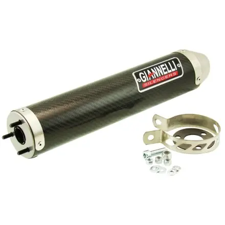 Auspuff Giannelli Enduro Dämpfer Aluminium für Aprilia RX 50 95-98 Neue Kollektion