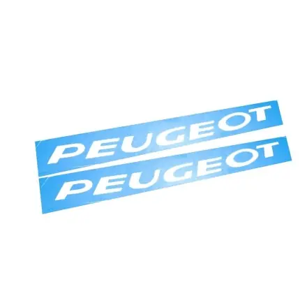 Nur Für Kurze Zeit Peugeot Aufkleber Gross Weiss (2 Stück)