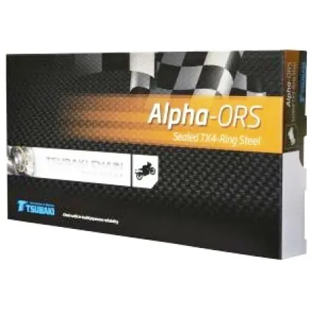 Markenprodukt Kette Alpha ORS 108 Glieder - 520 T - schwarz - Zugfestigkeit 3530 Kg - Aprilia RS 125