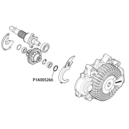 Unterlegscheibe Antrieb Vorgelege - Piaggio Wi-Bike Abverkauf