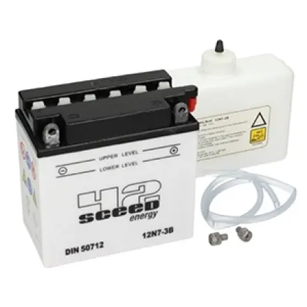 Kostenloser Versand Batterie 12N7-3B 7Ah - mit SäurekartuscheLxBxH 134x76x137 mm