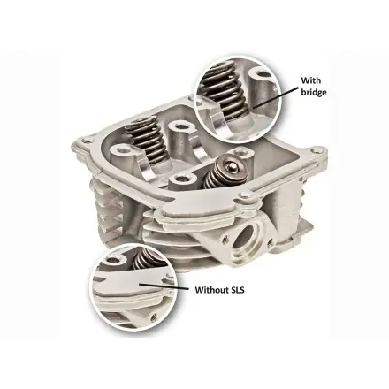 Bestseller Zylinderkopf mit Ventilen - China 4-Takt 50 ccm - GY6 - ohne SLS - mit langen Ventilen