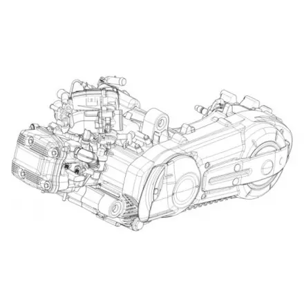 Motor komplett neu - Piaggio MP3 500 euro4 Billig