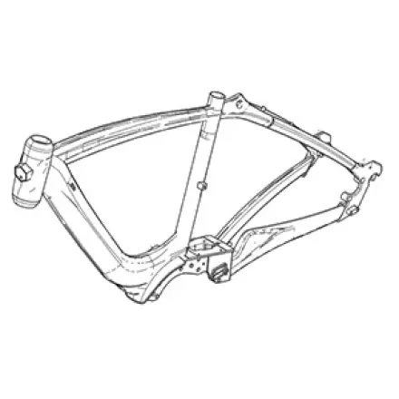 Neuheit Rahmen - schwarz - Suffix: 90 schwarz 094 Rahmenhöhe 50 cm - Piaggio Wi-Bike Uni Mech Comfort 2016