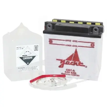 Batterie CB9-B - YB9-B 8Ah - mit Säurekartusche LxBxH134x77x138 mm - Ablauf rechts Begrenztes Angebot