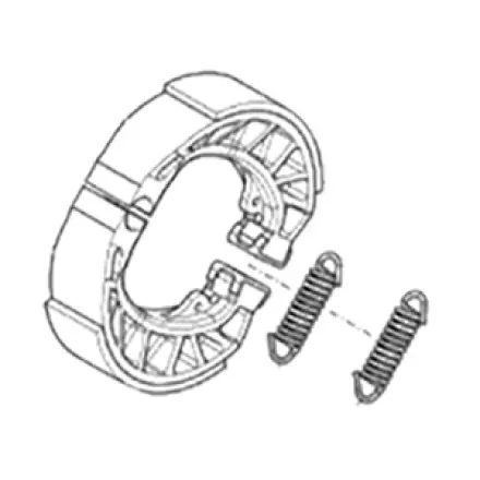 Bremsbacken hinten - Piaggio Liberty 125 - 150 - 3V iGet Jetzt Bestellen