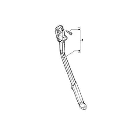 Letzte Chance Ständer - Seitenständer - Piaggio Wi-Bike Uni Mech Comfort 2016 - Mas Mech Active - Mas Deore Active - Enel