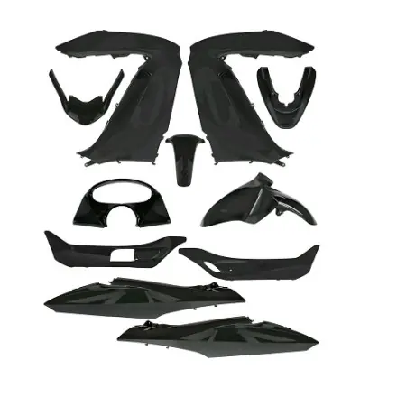 Verkleidungskit 11 Teile schwarz glänzend - Honda PCX 125 ab 2014 Top-Seller