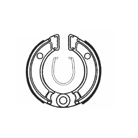 Bremsbacken Satz Lucas Trommelhinten 80x18 - Vespa ET4 - LX - LXV - S - Honda Monkey Direktkauf