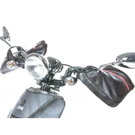 Kostenfreie Lieferung Lenkerstulpen - Überhandschuhe schwarz