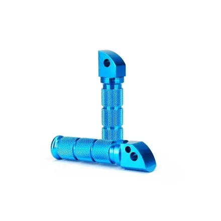 Fussrasten hinten Aluminium blau elox - MBK X-Power - Yamaha TZR Top-Angebot