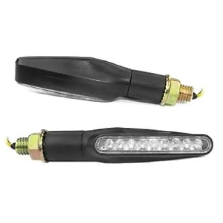 Blinkerpaar LED Troop schwarz - StVO zulässig Sichere Zahlung