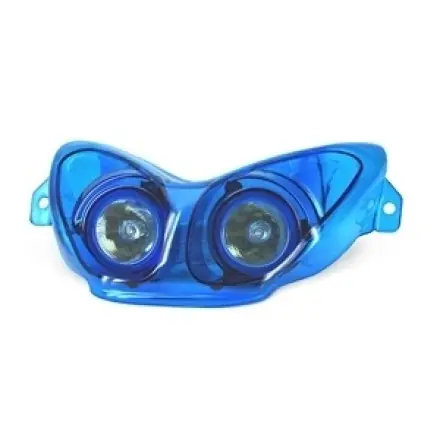 Neuheit TNT Doppelscheinwerfer Frontmaske Blau Transparent