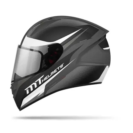 MT Helmets Integralhelm Stinger Divided - weiss/gunmetal Beliebt