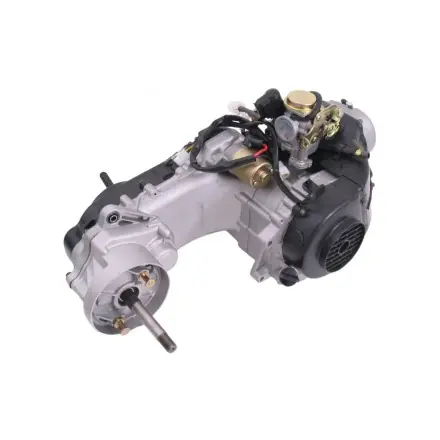 Must-Have Motor komplett GY6 50ccm (China Roller 10 Zoll)- kurze Hinterachse