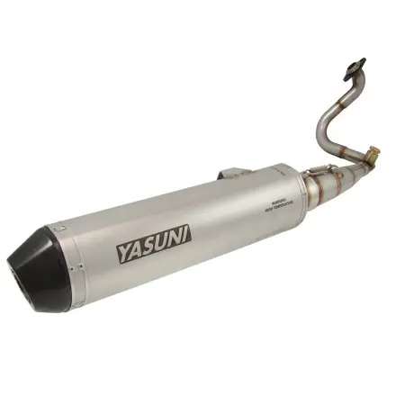 Auspuff Yasuni Scooter 4 Black Edition mit E-Pass - Vespa GTS GTV 250 300 Sonderangebot