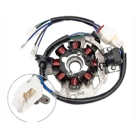 Zündgrundplatte - Ankerplatte (1-Stecker und Adapter) 80 mm CPI - Keeway - Generic - Exporer - Gleichstromzündung - DC Mega-Angebot