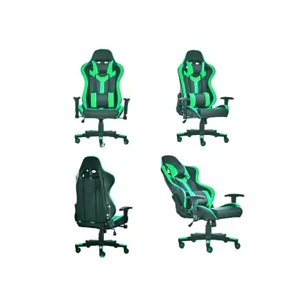 Preisreduziert Chefsessel Modell King - grün - Sportsitz Racing Sessel Schreibtischstuhl - Drehstuhl - Bürostuhl - Racing Chair - Office Chair