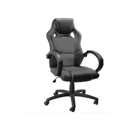 Chefsessel Modell Nero - schwarz - Sportsitz Racing Sessel Schreibtischstuhl - Drehstuhl - Bürostuhl - Racing Chair - Office Chair Versand Am Gleichen Tag