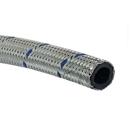 Benzinschlauch - Unterdruckschlauch - Ölschlauch 6 mm Gummi Edelstahlflex 50 cm Super-Preis