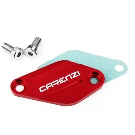 Sichere Zahlung Ölpumpendeckel Carenzi rot eloxiert - AM 6 - Aprilia MX - RS - RX - SX - Beta - Fantic - Trigger - MBK X - Peugeot XP - Yamaha DT - TZR