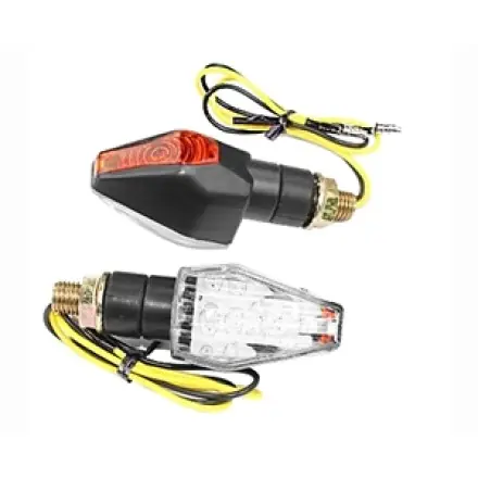 Preisknaller Blinkerpaar LED Delta schwarz - StVO zulässig