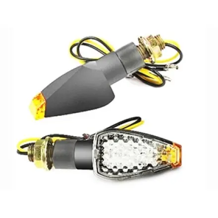 Blinkerpaar LED Aero schwarz - StVO zulässig Expressversand