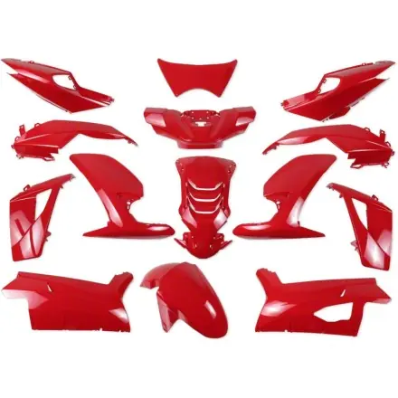 Abverkauf Verkleidungskit 14 Teile Vinculexx rot - Peugeot Speedfight 4