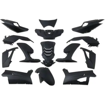 Verkleidungskit 14 Teile Vinculexx schwarz matt - Peugeot Speedfight 4 Jetzt Kaufen