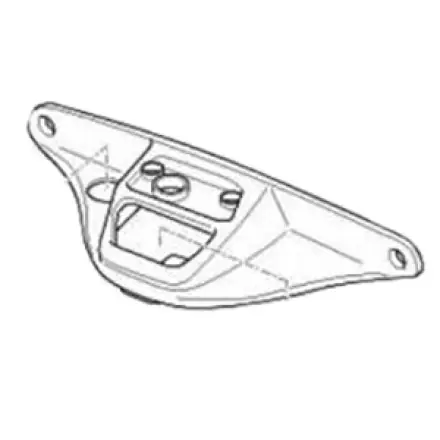 Aktuell Abdeckung Armaturenbrett - Upper Central Dashboard - Ape 50 - Mix