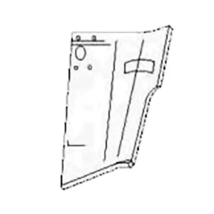 Blech Kabine vorn unten links - Front Fender Right - Ape 50 - Ape Mix Nur Für Kurze Zeit