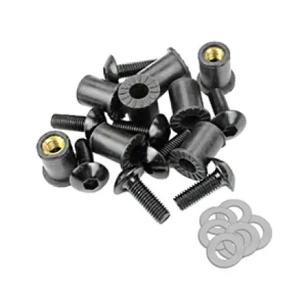 Kostenloser Rückversand Gummidübel mit Schraube 8 Sätze