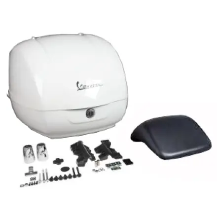 Topcase weiss montebianco / innocenza / 544 - 36 Liter - Vespa GTS 125 - 150 - 250 - 300 ccm Kracherpreis