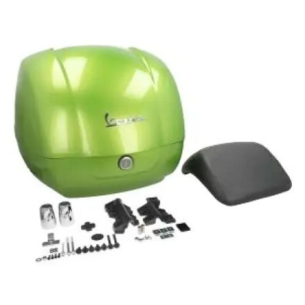Gratis Versand Topcase grün 341/A - 36 Liter - Vespa GTS 125 - 150 - 250 - 300 ccm