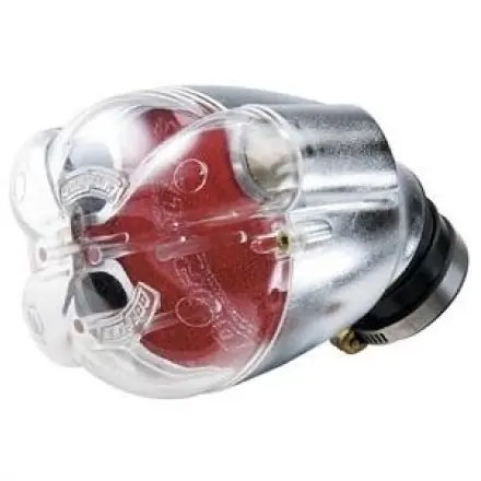 Garantierte Lieferung Luftfilter Doppler Racing Chrom