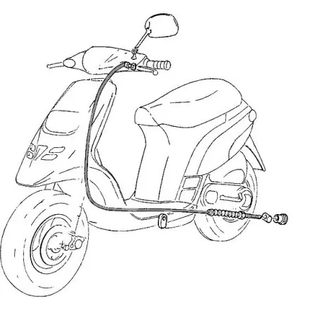 Bestseller Bremszug hinten CPI - Generic - Keeway - Explorer - Rivero - Benelli - Malaguti