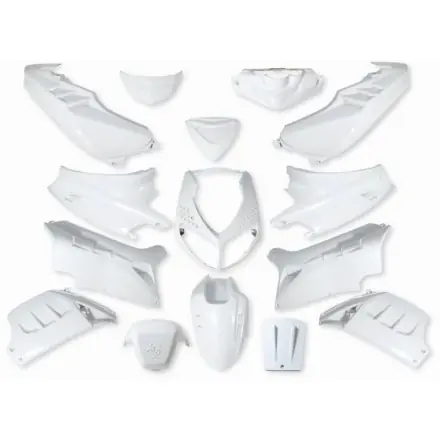 Verkleidungskit 15 Teile Vinculexx weiss glänzend - Peugeot Speedfight 2 Online Kaufen