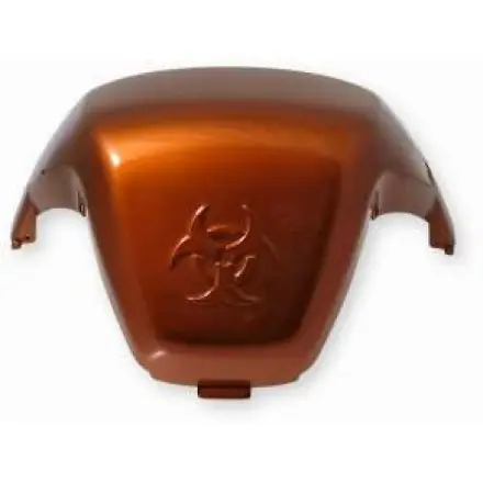 Sitzbankkappe für Klappscharnier Orange Metallic Sichere Zahlung