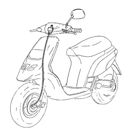 Tachowelle Piaggio Quartz - SKR 125 ccm Nur Für Kurze Zeit