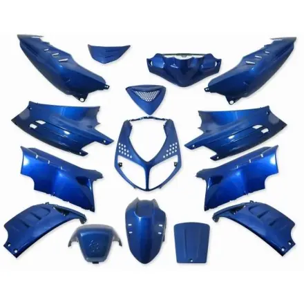 Neue Kollektion Verkleidungskit 15 Teile Vinculexx silber metallic - Peugeot Speedfight 2