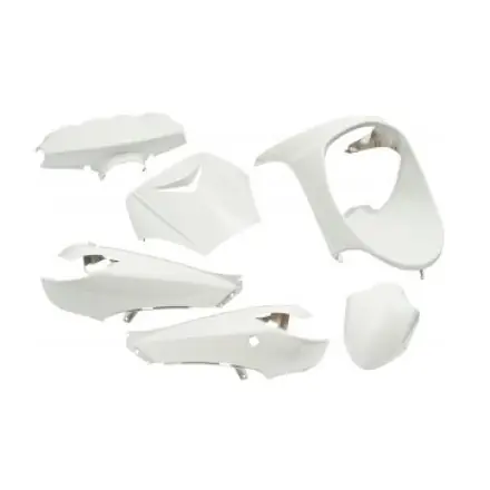 Wochenendangebot Verkleidungskit Vinculexx 6 Teile Weiss Metallic Peugeot Vivacity bis Baujahr 2007